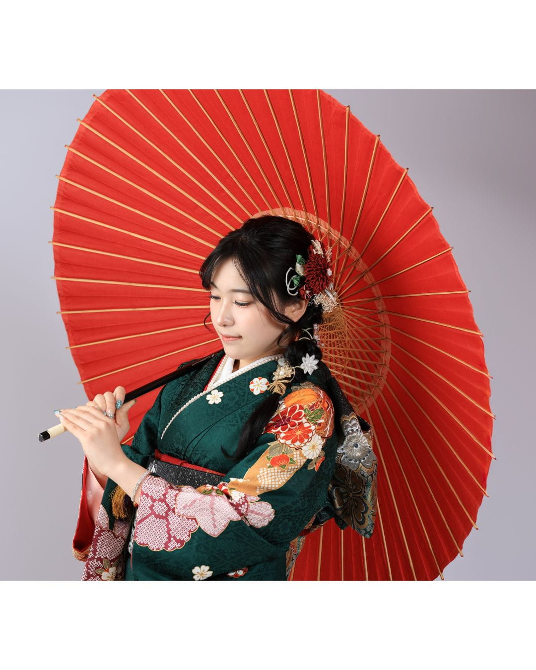 振袖 住吉大社 スタジオ撮影