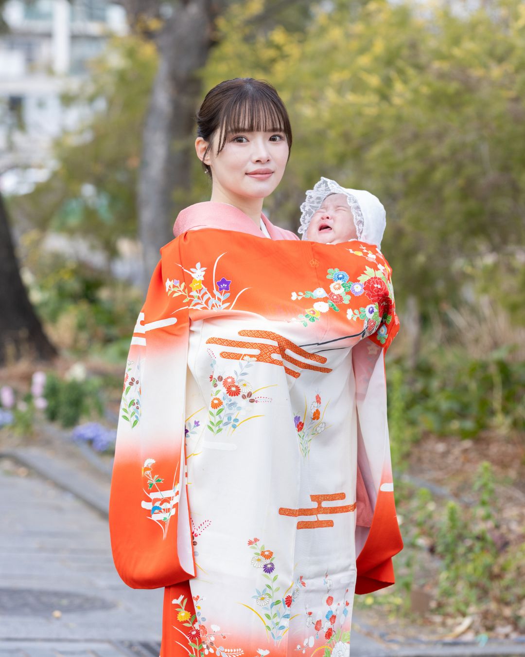 住吉大社 色無地撮影