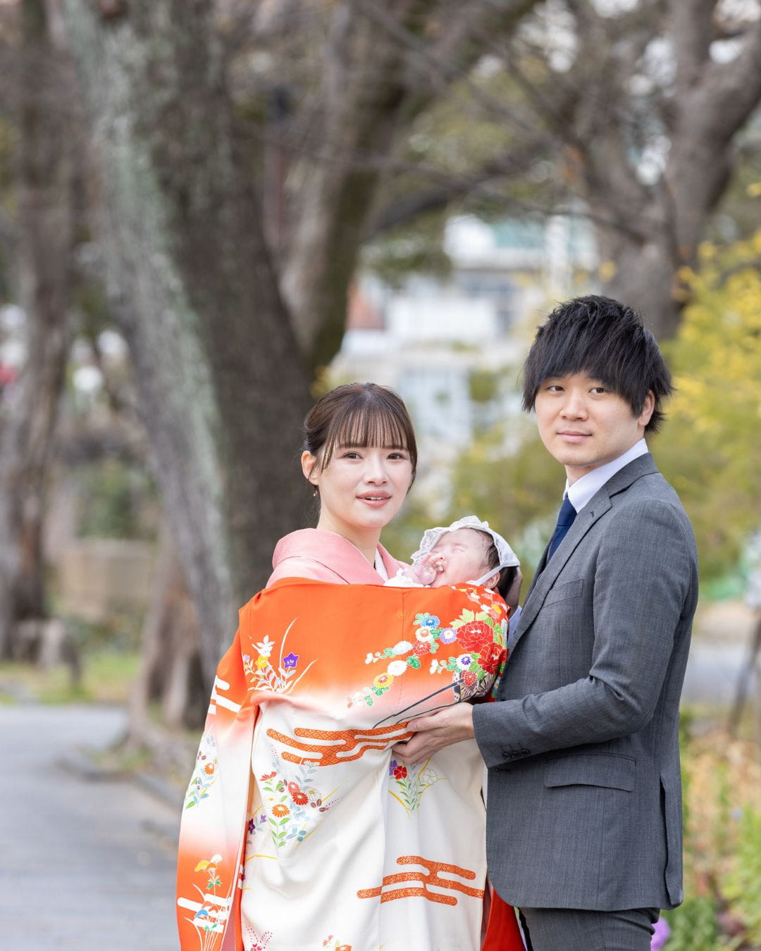 住吉公園 お宮参り 産着レンタル撮影